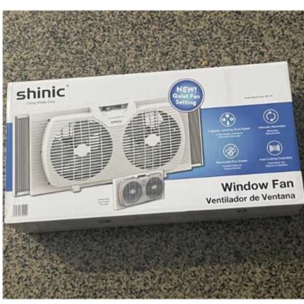Shinic Dual Blade Window Fan